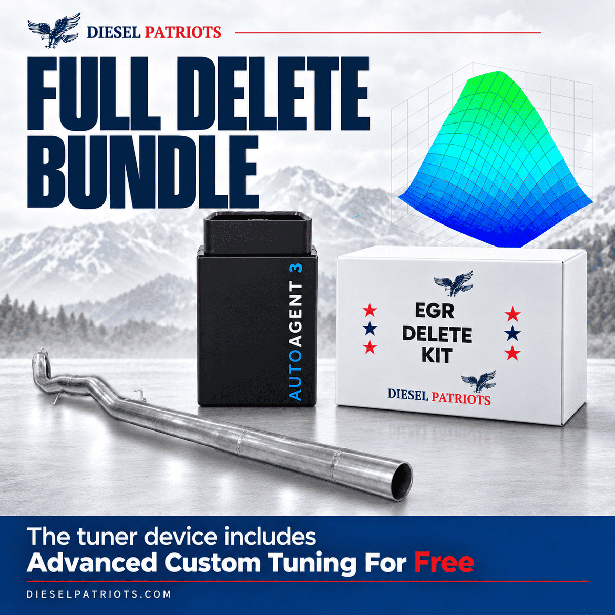 GM/Chevy Duramax 6.6 LML Full Delete Bundle | 2011-2016