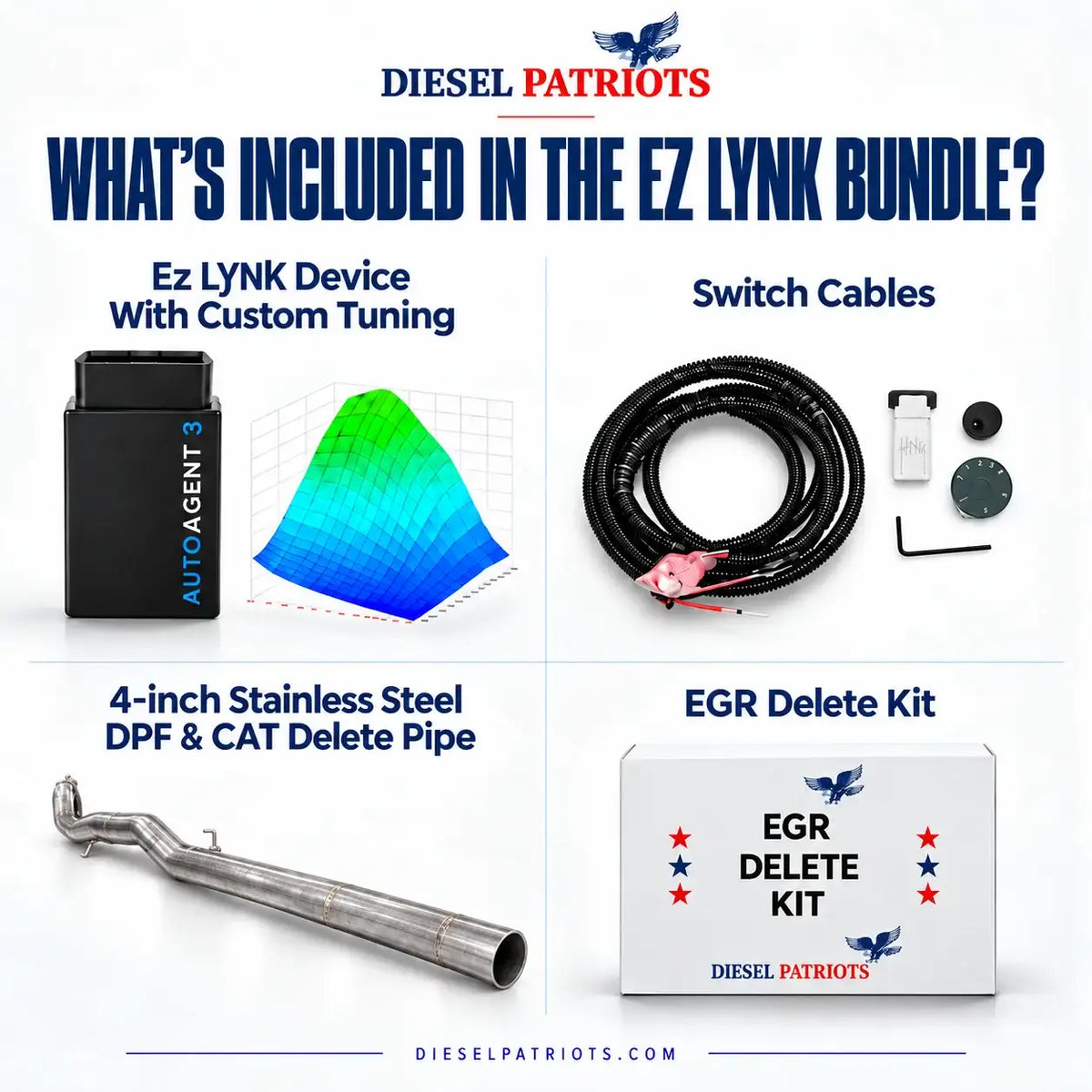 GM/Chevy Duramax 6.6 LML Full Delete Bundle | 2011-2016