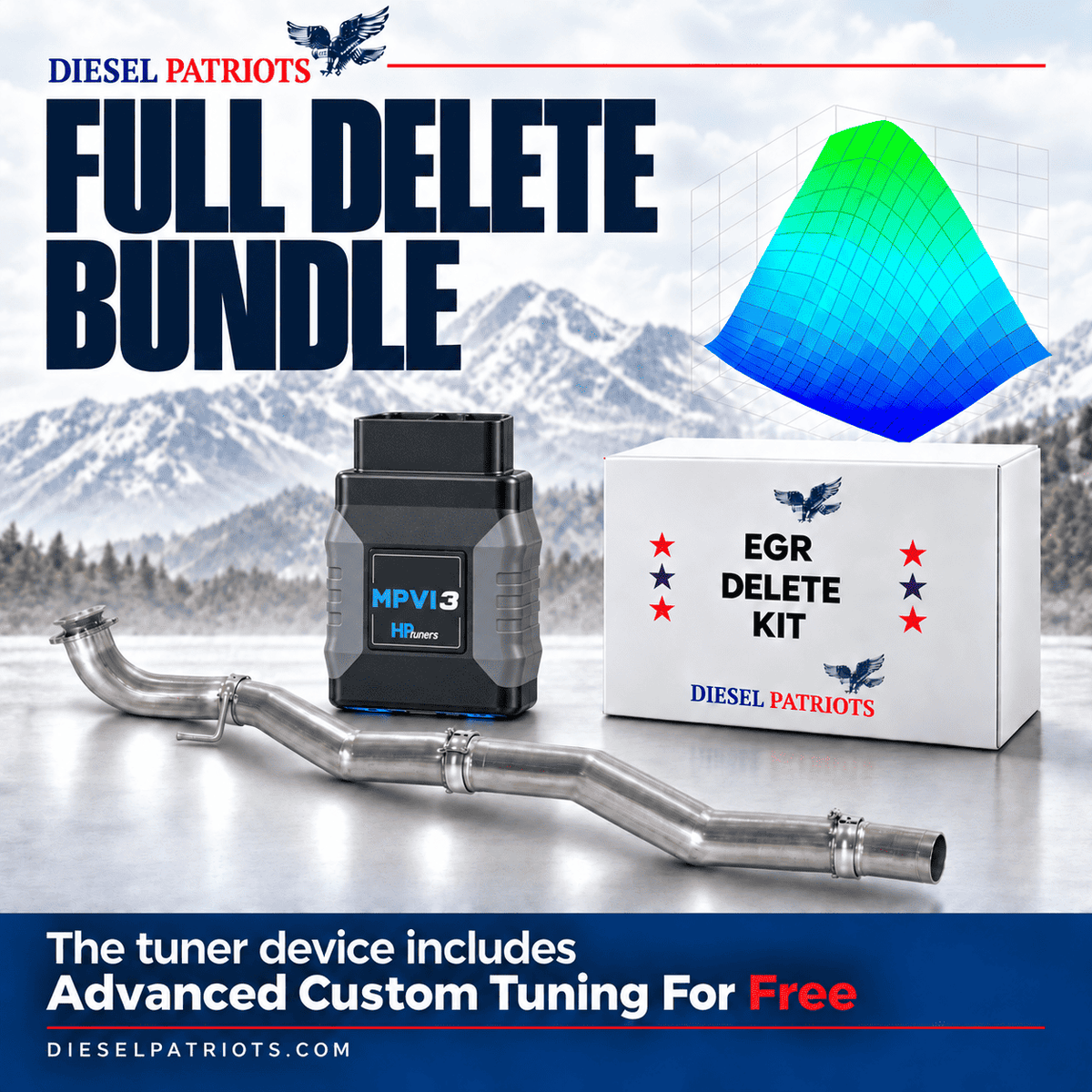 Chevrolet/GMC Duramax 6.6L| Full Delete Bundle | 2017-2023