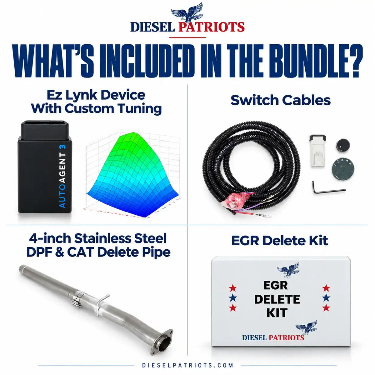 Ford 6.4 Powerstroke Full Delete Bundle | 2008-2010